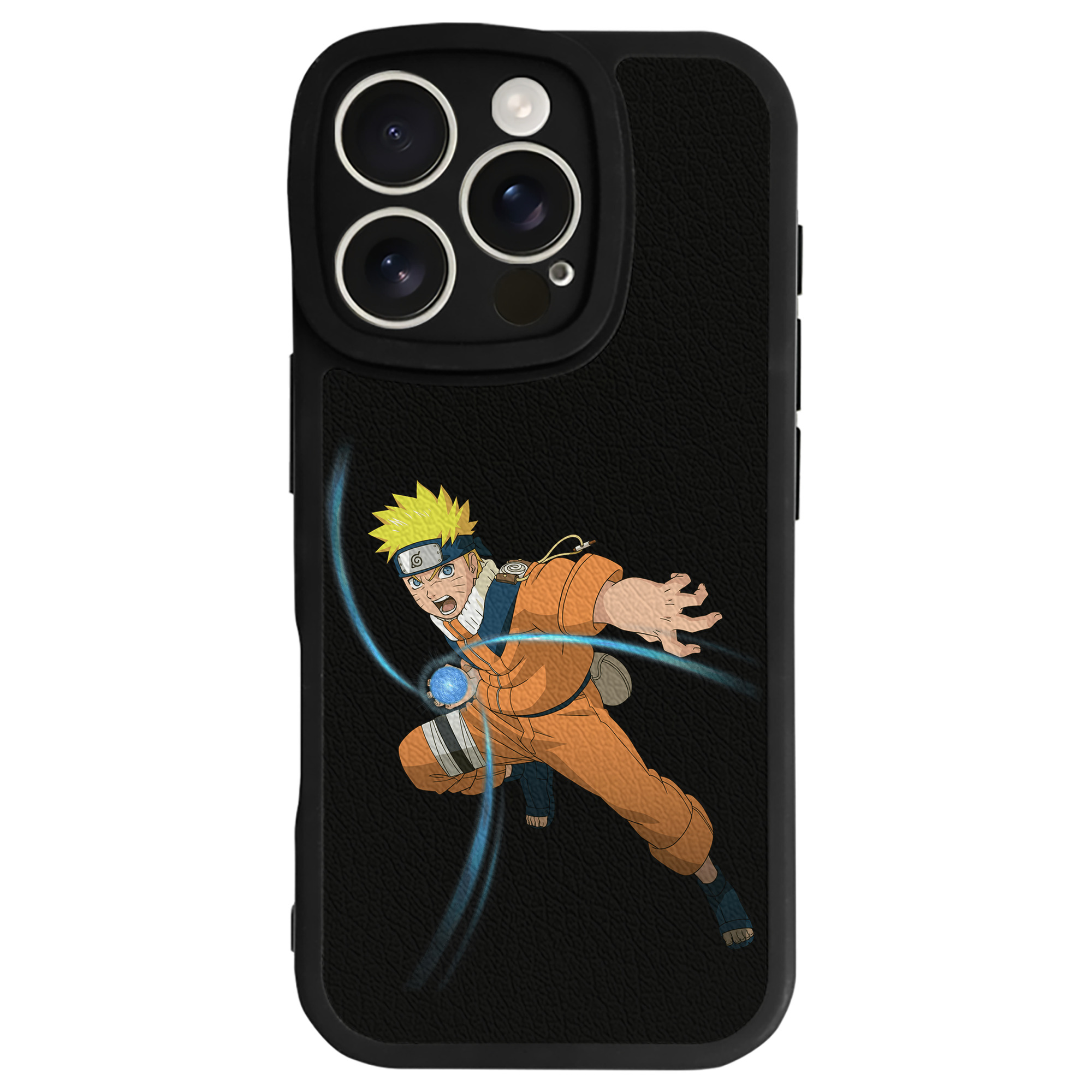 （画像用） NARUTO -ナルト- うずまき ナルト Uzumaki Naruto 【iPhone 16シリーズ対応】シリコンスマホケース（レザー調） 材質：シリコン